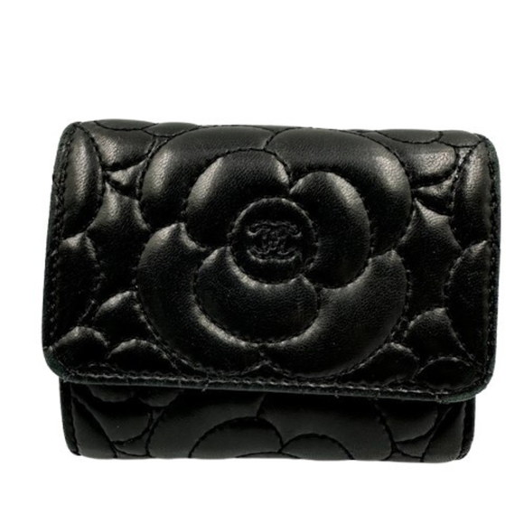 CHANEL Handbags - CHANEL Black Wallet